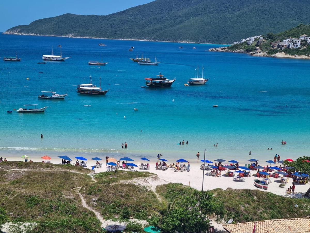 Cobertura Pe Na Areia Com Piscina Privativa E Vista Mar Na Praia Dos Anjos, Arraial Do Cabo, Para Ate 8 Pessoas المظهر الخارجي الصورة